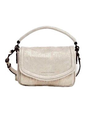 Aimee Kestenberg Here & There Combo Crossbody Handbag Shimmer Gray NEW